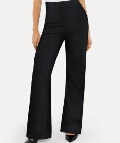 Shapewear Executive High Waisted Wide-Leg Ponte Pants